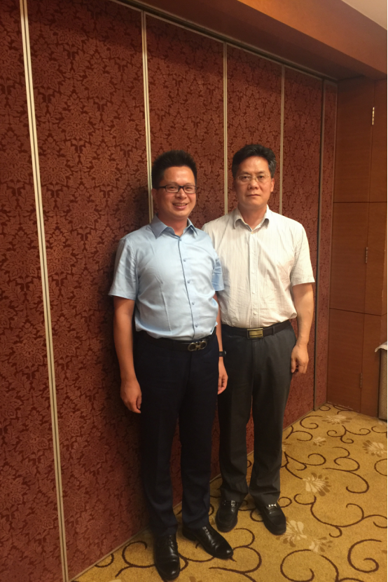 著名管理学者何万斌拜访全国工商联主任林泽炎
