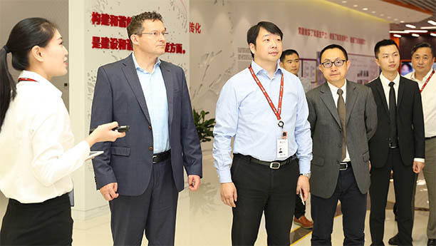 德国曼恩亚太总裁到访传化智联共谋合作