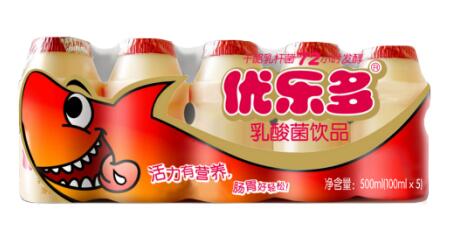 保护年轻的肠胃，从每天一瓶优乐多做起