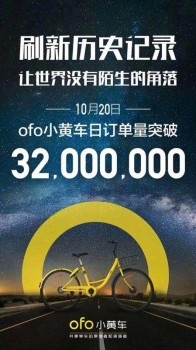 艾媒最新数据：ofo活跃用户占比54%为摩拜1.6倍 渐趋一家独大